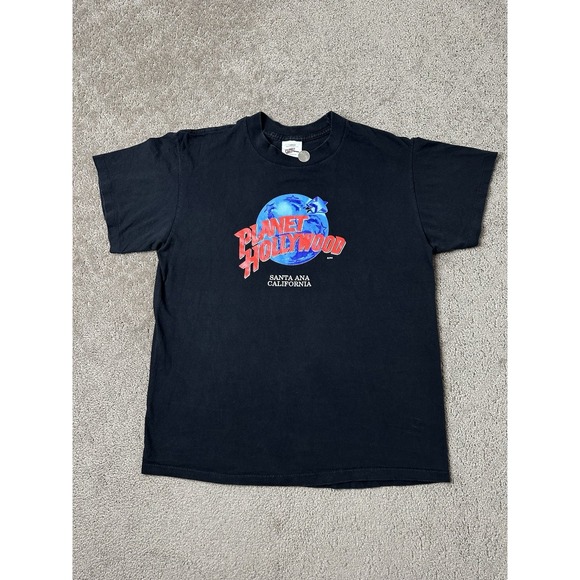 planet hollywood | Shirts | Vintage 9s Mens Tshirt Planet